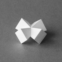 3D paper sculpture template