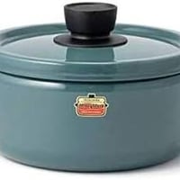 富士ホーロー Fuji Horo キャセロール スモークブルー 20cm Solid SD-20W SB