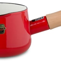 富士ホーロー Fuji Horo ミルクパン レッド 12cm Solid SD-12M R