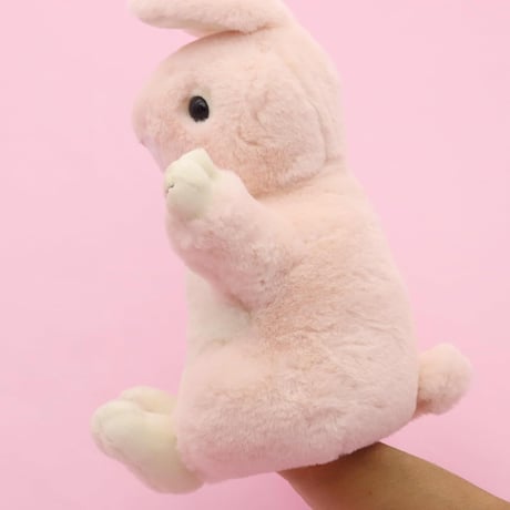 テイクオフ ハンドパペット ウサギ（ピンク）