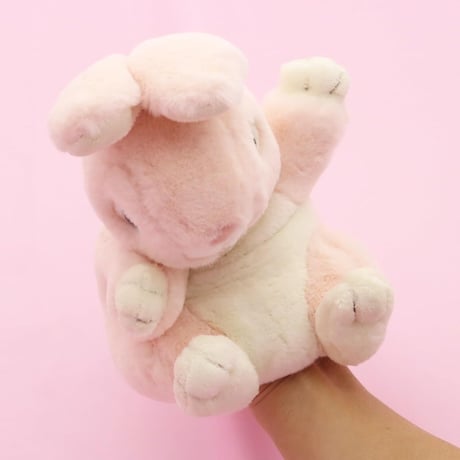 テイクオフ ハンドパペット ウサギ（ピンク）