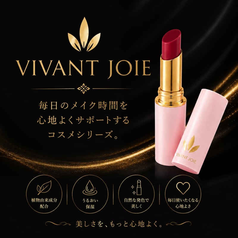 VIVANT JOIE UVうす紅ルージュ ジョアエコ906 口紅 リップカラー 保湿