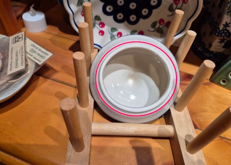 ポーランド食器（ポーリッシュポタリー）　ピクルスジャー　ボーナ社『ノスタルジー２』