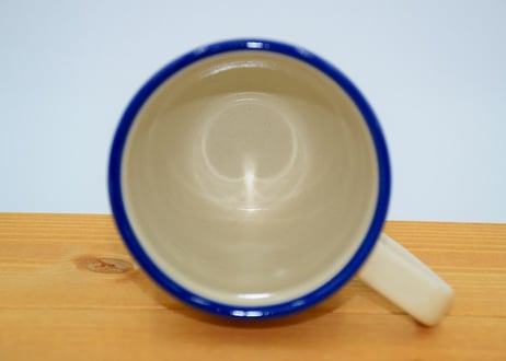 ポーランド食器（ポーリッシュポタリー）ストレートカップM　スタラファブリカ社『LEAⅡ 綿毛　舞い上がる時』