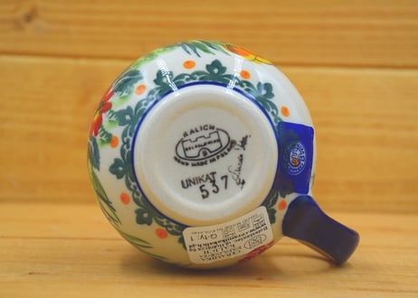 ポーランド食器（ポーリッシュポタリー）ベリーカップM　カリヒ社『花かんむり』