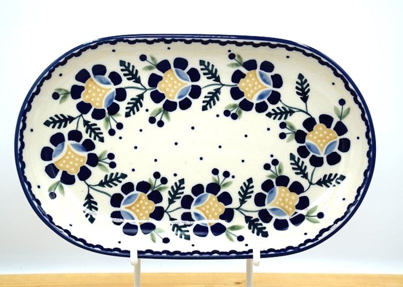 ポーランド食器（ポーリッシュポタリー） オーバル皿M