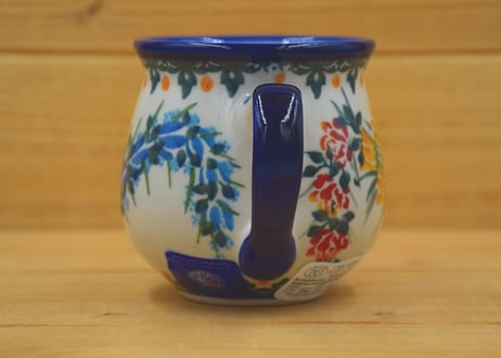 ポーランド食器（ポーリッシュポタリー）ベリーカップM　カリヒ社『花かんむり』