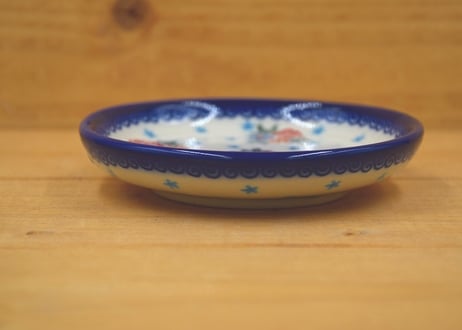 ポーランド食器（ポーリッシュポタリー）　丸皿１０ｃｍ　カリヒ社『ベビーフラワー』