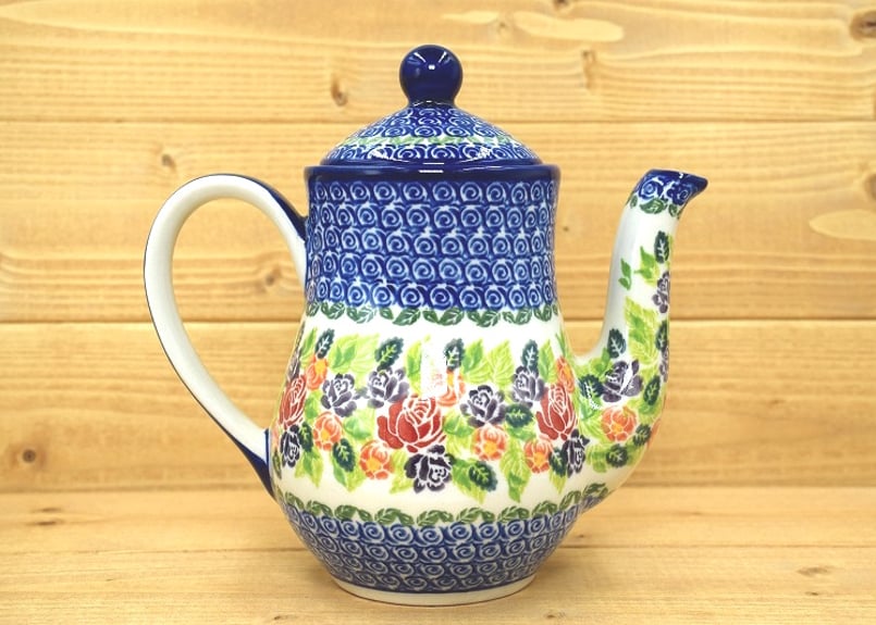ポーランド食器（ポーリッシュポタリー） ティーポット、コーヒー