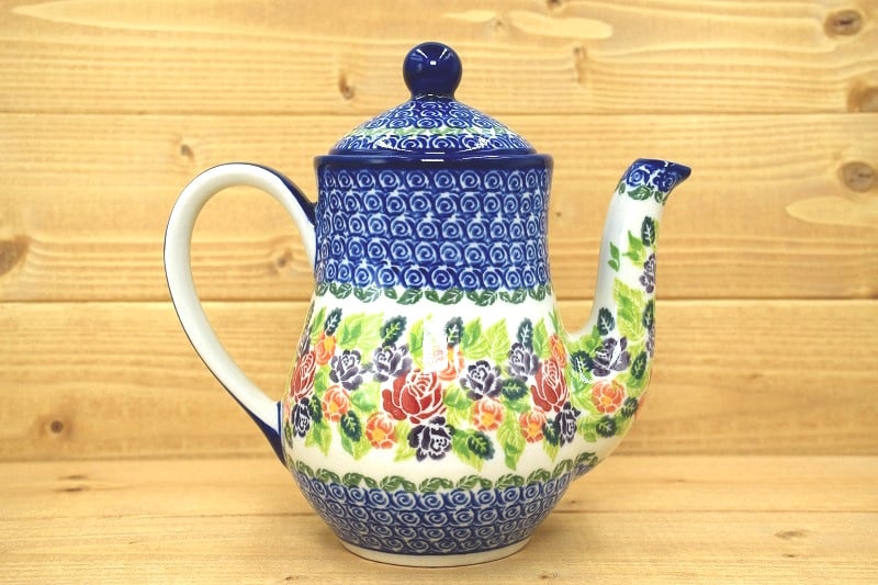 ポーランド食器（ポーリッシュポタリー） ティーポット、コーヒー