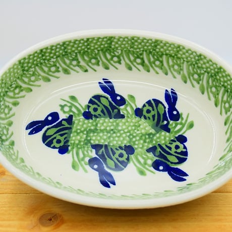 ポーリッシュポタリー うさぎ ポーリッシュポタリー 置物 うさぎ