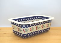 ポーランド食器（ポーリッシュポタリー）　パン・ケーキ型　マヌファクトゥラ社『さくらんぼ　かわいい！！』