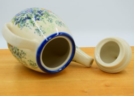 ポーランド食器（ポーリッシュポタリー）ティーセット　スタラファブリカ社『LEAⅡ 綿毛　舞い上がる時』