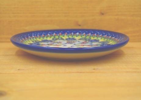 ポーランド食器（ポーリッシュポタリー）　丸皿１６ｃｍ　カリヒ社『ストロベリーフィールズ』