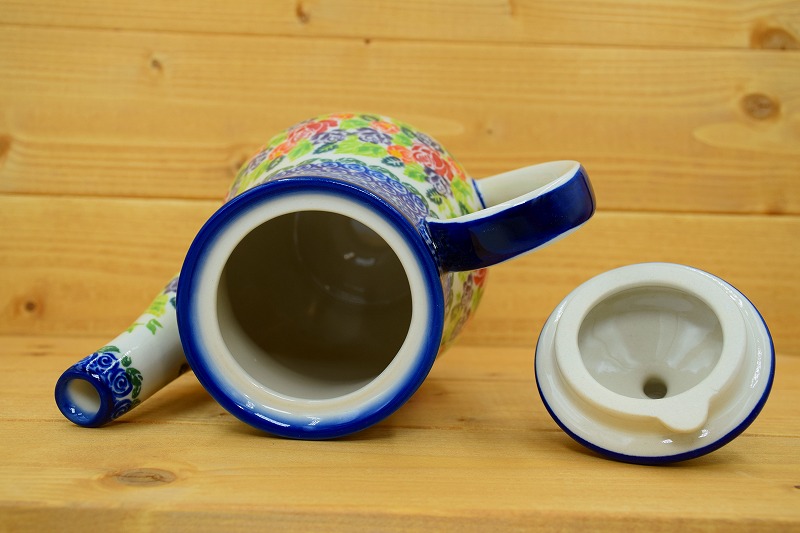 ポーランド食器（ポーリッシュポタリー） ティーポット、コーヒー