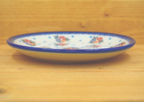 ポーランド食器（ポーリッシュポタリー）　丸皿１６ｃｍ　カリヒ社『ベビーフラワー』