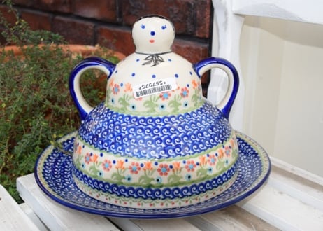 ポーリッシュポタリー　チーズレディ　大 CATEGORY チーズレディー | ポーリッシュブルー2| ポーランド食器