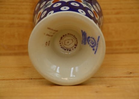 ポーランド食器（ポーリッシュポタリー）　ワインカップ　マヌファクトゥラ社『No.2』