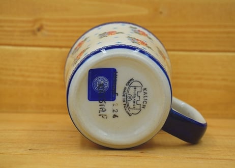 ポーランド食器（ポーリッシュポタリー）ストレートカップL　カリヒ社『ベビーフラワー』