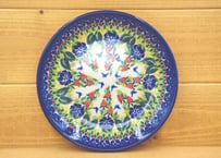 ポーランド食器（ポーリッシュポタリー）　丸皿１６ｃｍ　カリヒ社『ストロベリーフィールズ』
