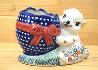 ポーランド食器（ポーリッシュポタリー） もふもふウサギ