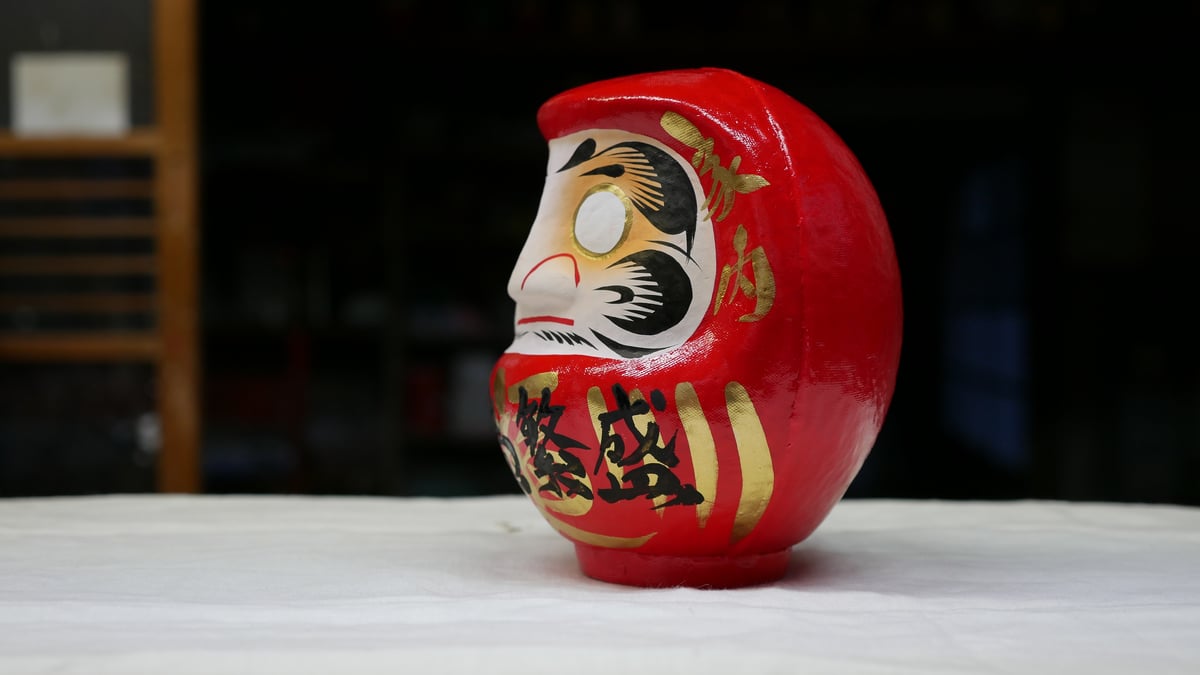 高崎だるま 商売繁盛 18cm | TAKASAKI DARUMA | 竹内ダルマ店