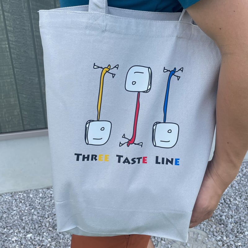 Three Taste Line（トートバッグ グレー） | 和衣style