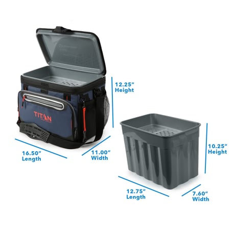 Titan Deep Freeze 30 Can Zipperless Hardbody Cooler