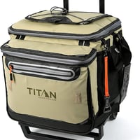 クーラーボックス Titan Deep Freeze 40L 50+10缶 ローリングクーラー キャスター付き ソフトクーラーボックス 3日保冷 折りたたみ 運動会 BBQ アウトドア