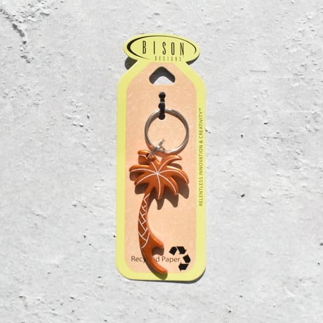 BISON DESIGNS PALMTREE KeyChain