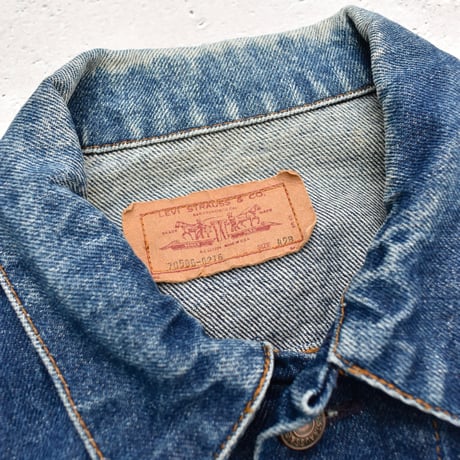 80's Levi's 70506-0216 Denim Trucker Jacket