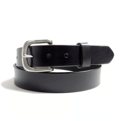 Tory Leather Plain Strap Belt Black 2145