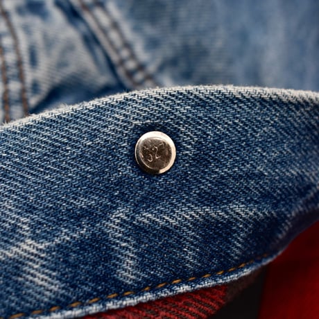 80's Levi's 70411-0816 Flannel Lined Denim Trucker Jacket