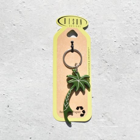 BISON DESIGNS PALMTREE KeyChain