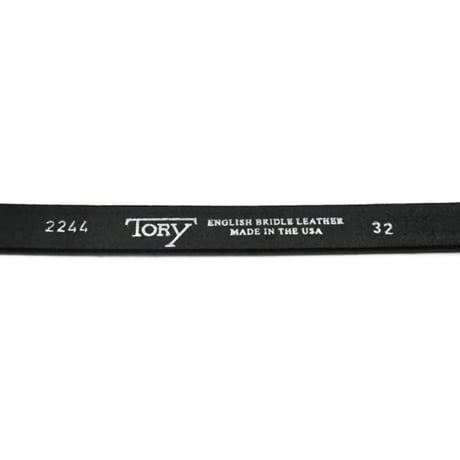 Tory Leather 3-Piece Silver Buckle Belt Black 2244