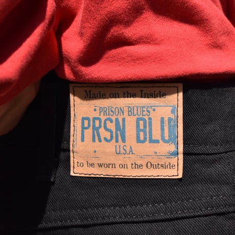 Prison Blues Relaxed Fit Jeans Rinsed Black