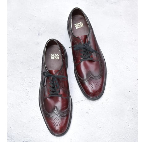 Deadstock Nunn Bush Long Wing Tip Shoes