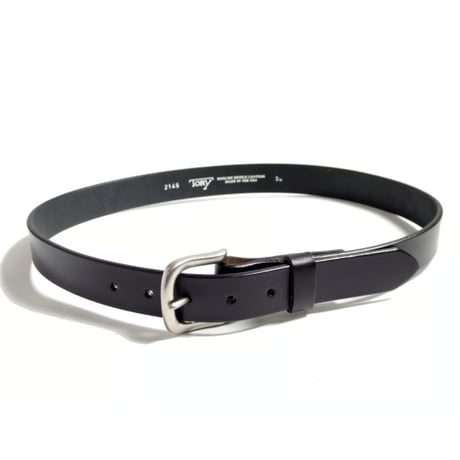 Tory Leather Plain Strap Belt Black 2145