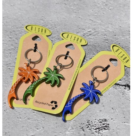 BISON DESIGNS PALMTREE KeyChain