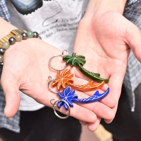BISON DESIGNS PALMTREE KeyChain
