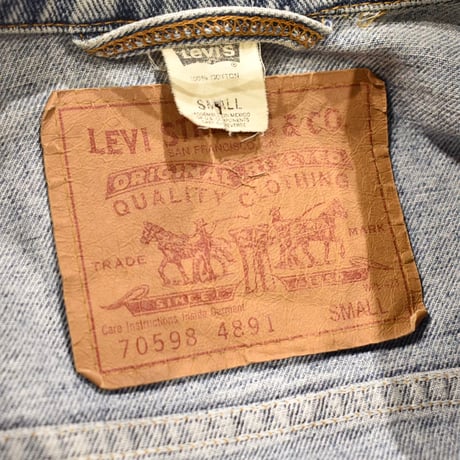 90's Levi's 70598-4891 Denim Trucker Jacket