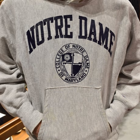 90's Champion Reverse Weave College Sweat "NOTRE DAME"