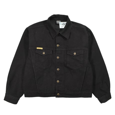 Prison Blues Denim Western Jacket Rinsed Black