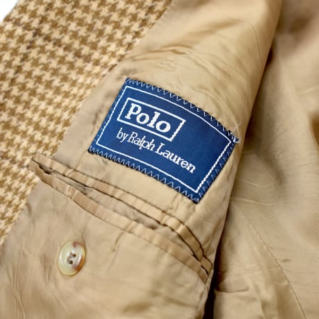 Polo Ralph Lauren Wool Houndstooth Tailored Jacket