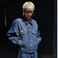 Prison Blues Denim Western Jacket Rigid Blue