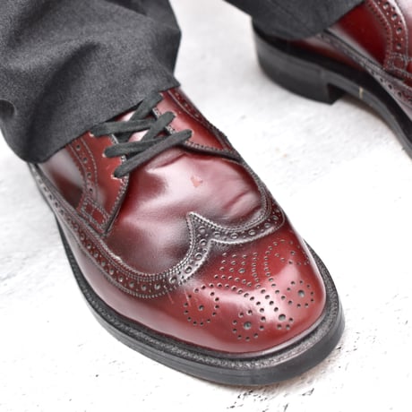 Deadstock Nunn Bush Long Wing Tip Shoes