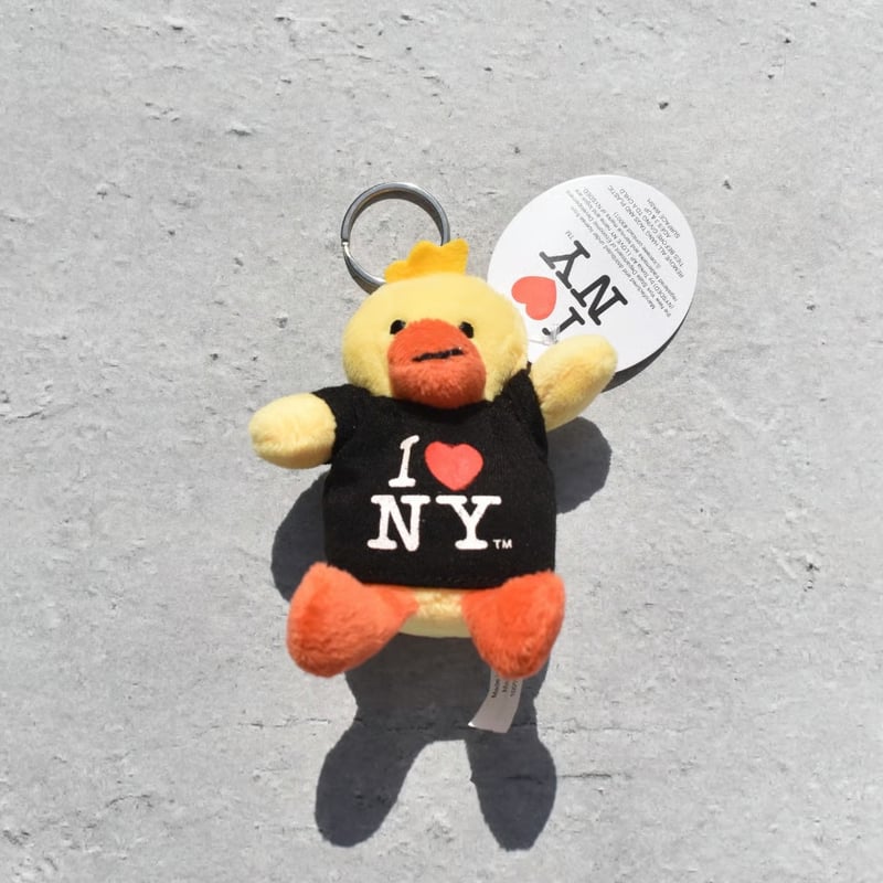 ブラックダッフィ I LOVE NY 海外製 ぬいぐるみ アイラブニューヨーク I LOVE NY PLUSH Keychain | DAMAGE DONE OSAKA STORE