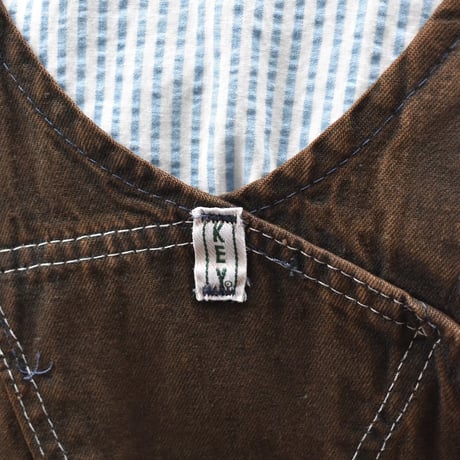 KEY IMPERIAL Denim Overall "Brown"