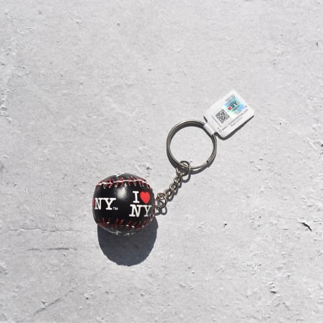 I LOVE NY BASEBALL Keychain