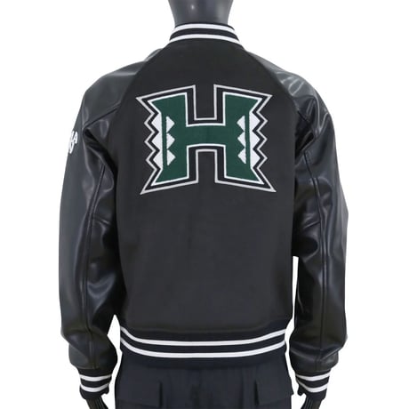 UH LETTERMAN JACKET / BLACK